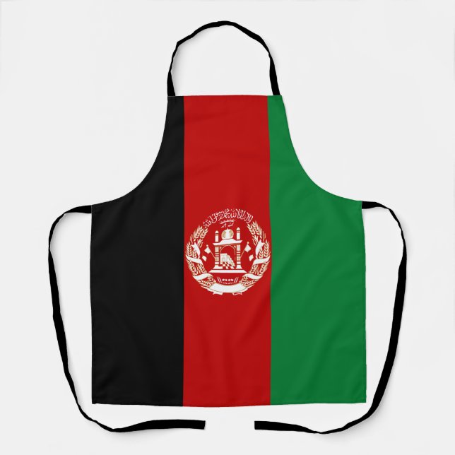 Afghanistan flag apron (Front)