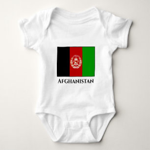 Afghanistan Flag Baby Bodysuit