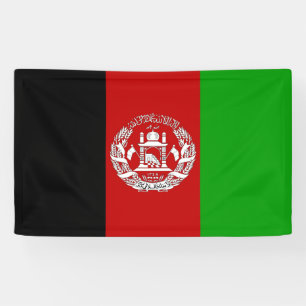 Afghanistan flag banner
