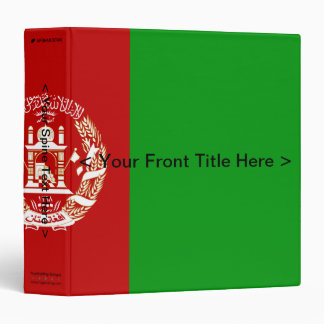 Afghanistan Flag Binder