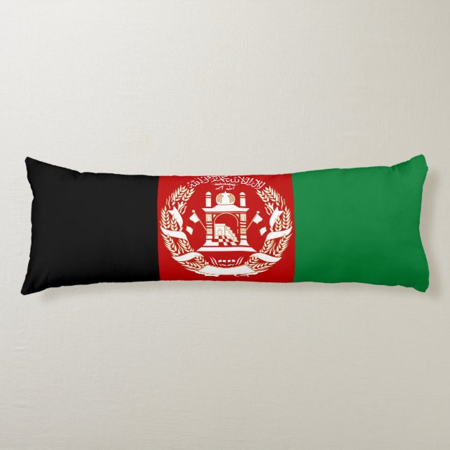 Afghanistan flag body pillow (Front)