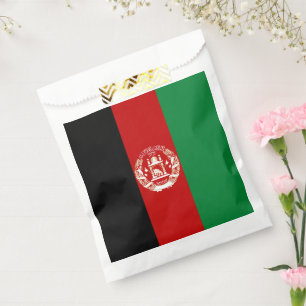 Afghanistan flag favour bag