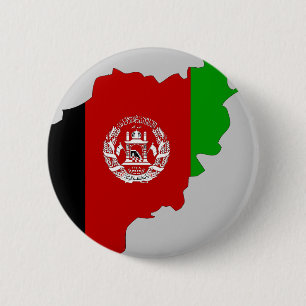 Afghanistan flag map 2 inch round button