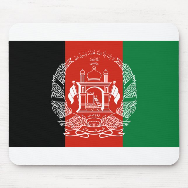 Afghanistan Flag Mouse Pad (Front)