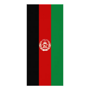 Afghanistan flag rack card
