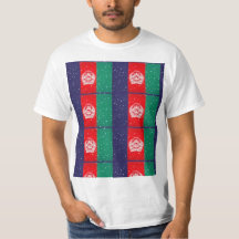 Afghanistan flag t-shirt