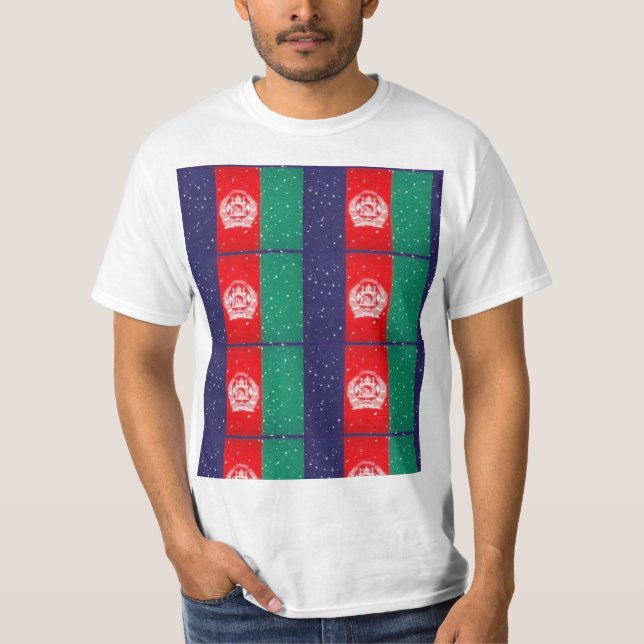 Afghanistan flag t-shirt (Front)