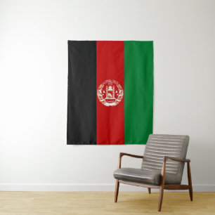 Afghanistan flag tapestry