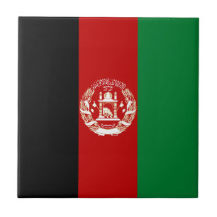 Afghanistan flag tile