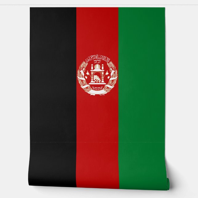 Afghanistan flag wallpaper (Unrolling)