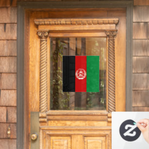Afghanistan flag window cling