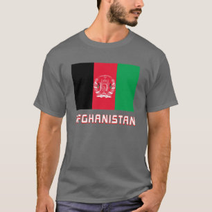 Afghanistan Flag with Name T-Shirt