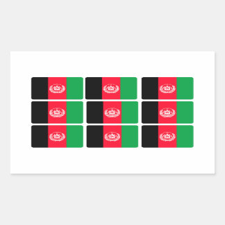 Afghanistan Flag x 9 Sticker