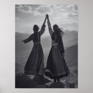 Afghanistan Impression Afghanistan Affiche Filles