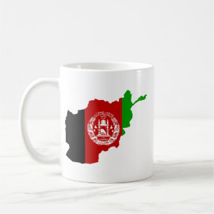 AFGHANISTAN MAP COFFEE MUG