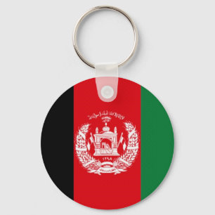 Afghanistan National Flag Keychain