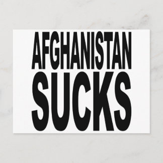 Afghanistan Sucks Postcard