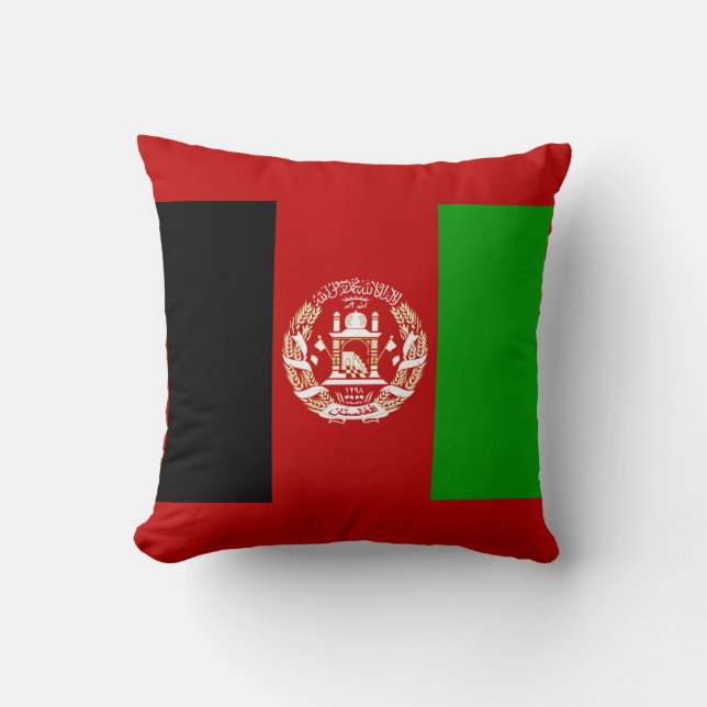 afghanistan throw pillow (Front)