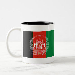 afghanistan Two-Tone coffee mug