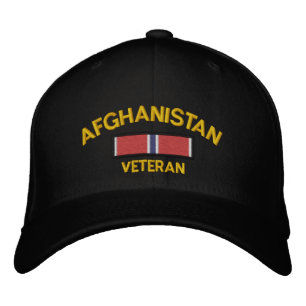 Afghanistan Veteran Bronze Star Embroidered Hat