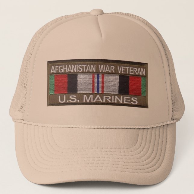afghanistan veteran trucker hat (Front)