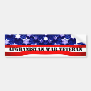 Afghanistan War Veteran Bumpersticker Bumper Sticker