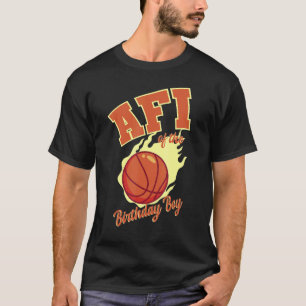 Afi Of The Birthday Boy Basketball Family Bday Par T-Shirt