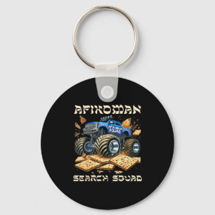 Afikoman search squad passover matzah monster truc keychain