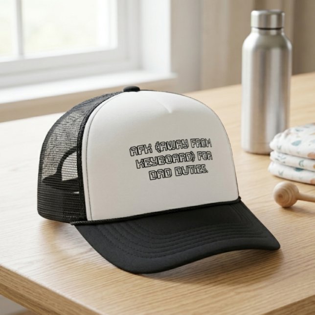 AFK Away From Keyboard For Dad Duties Trucker Hat (Creator Uploaded)