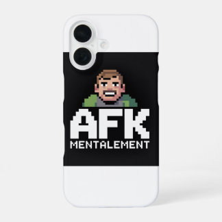 AFK Mentally Chibi Gamer Pixel Art iPhone 16 Case