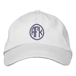 AFK Personalizable Monogram Embroidered Hat