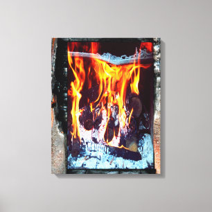 Aflame Canvas Print
