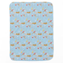 Afloat over the Savanna Baby Blanket (blue)