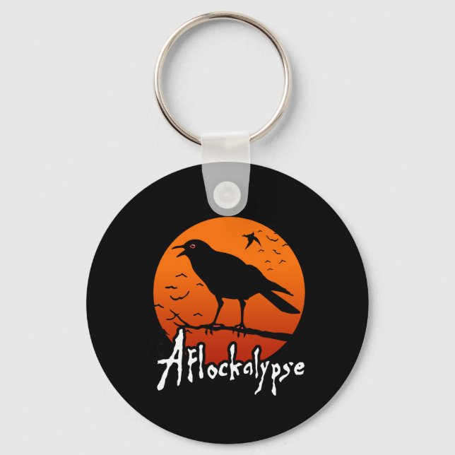 Aflockalypse Now Keychain (Front)