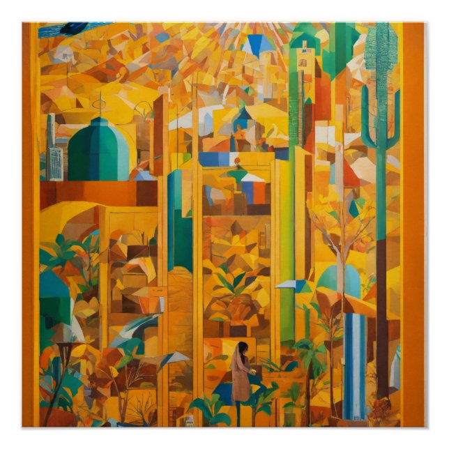 Aflourish in Harmony A Sustainable Future Poster (Front)