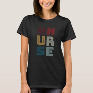 AFN Nurse Advanced Forensic Nursing Vintage Retro  T-Shirt