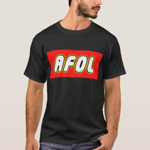 AFOL, Red Background T-Shirt