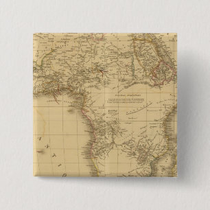Africa 11 2 inch square button