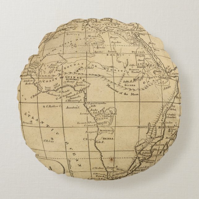 Africa 11 round pillow (Front)