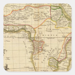 Africa 15 square sticker