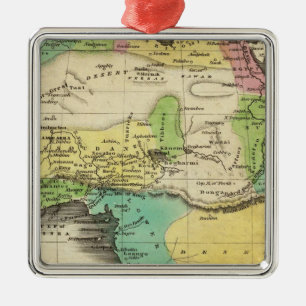 Africa 16 metal ornament