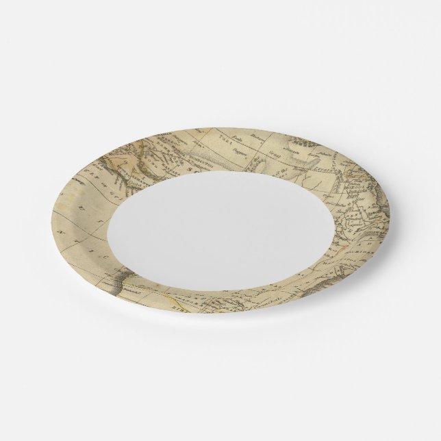 Africa 17 paper plate (Angled)