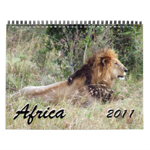 africa 2011 15 month calendar