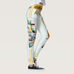 Africa 2026 Global Games: Gold Trophy & Continent  Leggings