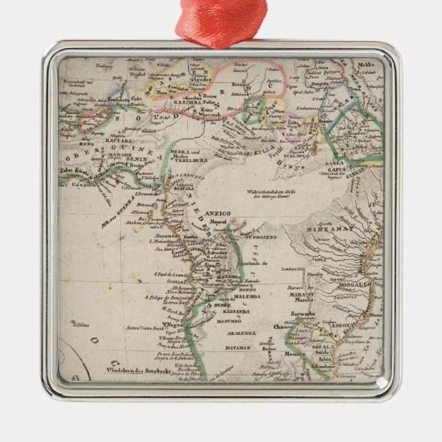 Africa 21 metal ornament (Front)