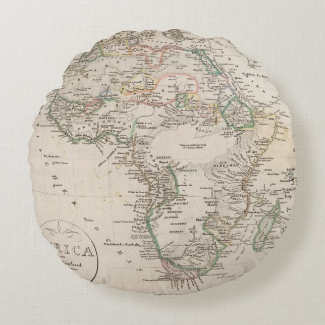 Africa 21 round pillow (Front)