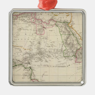 Africa 24 metal ornament