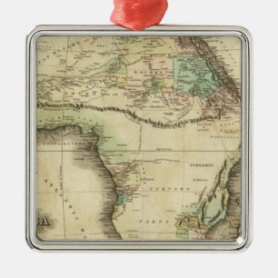 Africa 25 metal ornament
