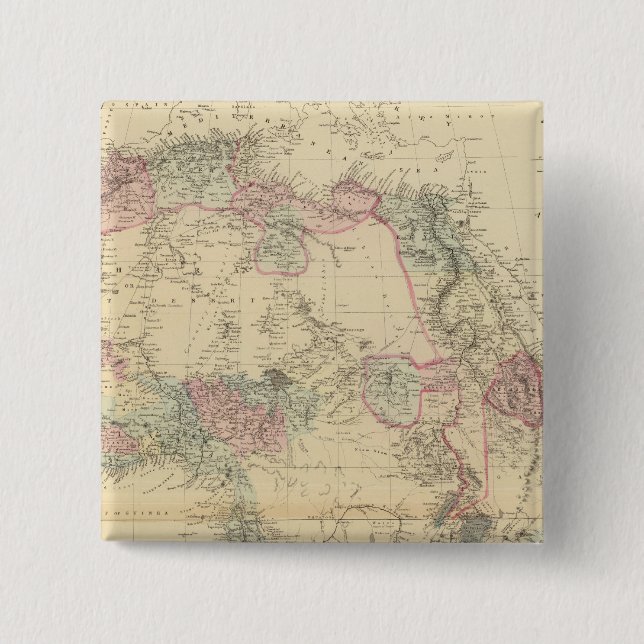 Africa 28 2 inch square button (Front)