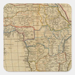 Africa 29 square sticker